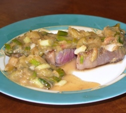 Rhubarb Steak