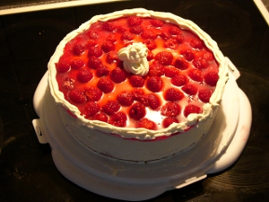 Low Carb Himbeer Sahne Torte